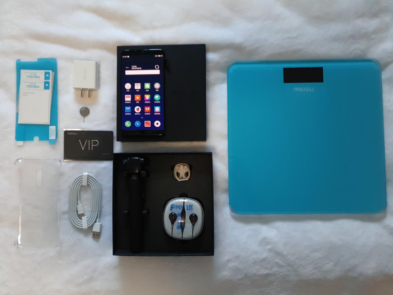 魅族15Plus 128G爱不释手,送了好多礼品…